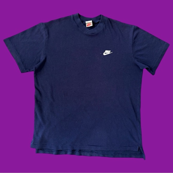 90s Nike Thermal Mesh Tee - Picture 1 of 4